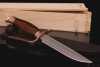 Финка НКВД, клинок Elmax. Рукоять бронза, карельская береза(коричневая).