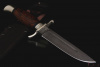 Финка НКВД, клинок ХВ-5 (Алмазная). Рукоять мельхиор, дерево Зебрано.