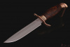 Финка НКВД, клинок Elmax. Рукоять бронза, карельская береза(коричневая).