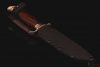 Финка НКВД, клинок Elmax. Рукоять бронза, карельская береза(коричневая).